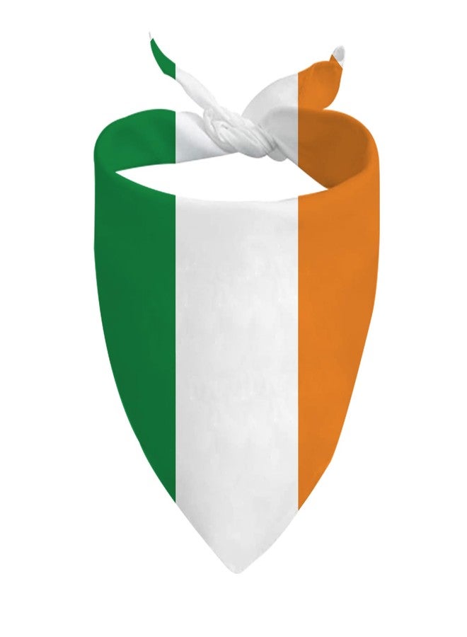 JXGZSO 1 Piece Ireland Flag Triangle Dog Bandana Irish Theme Dog Gift Irish Merchandise (Ireland Flag Dog) - Image 1